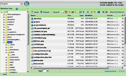 Elite Web Labs provides clients with their own file repository